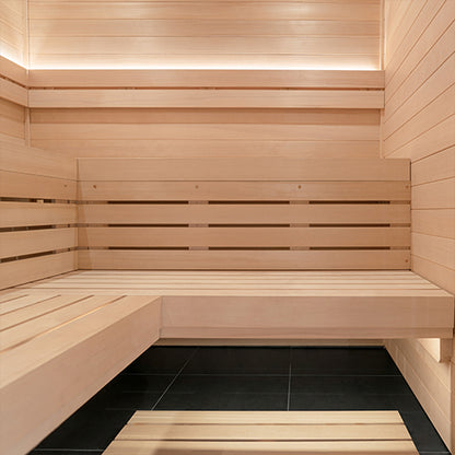 PROSAUNAS Dual-Zone 2 x 16' Linear White Dimmable LED Neon Sauna Light Kit