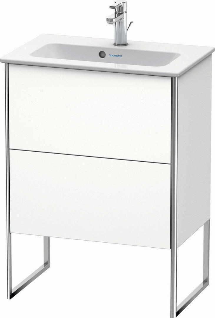 Duravit XSquare 24" White Matt Two Drawer Floorstanding Vanity Unit (XS445401818)