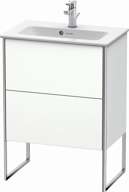 Duravit XSquare 24" White Matt Two Drawer Floorstanding Vanity Unit (XS445401818)