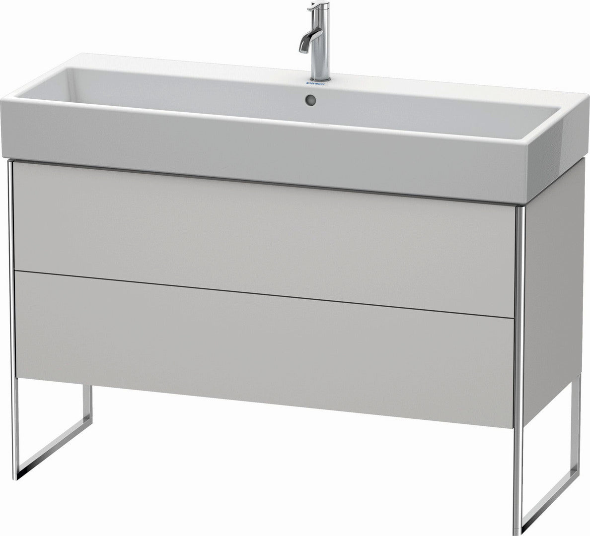 Duravit XSquare 47" Nordic White Two Drawer Floorstanding Vanity Unit (XS447703939)