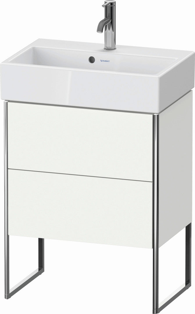 Duravit XSquare 23" White Matt Two Drawer Floorstanding Vanity Unit (XS447801818)
