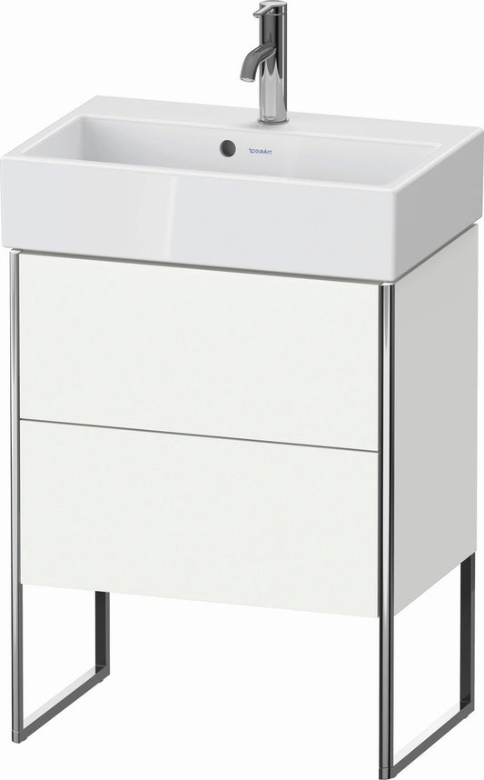 Duravit XSquare 23" White Matt Two Drawer Floorstanding Vanity Unit (XS447801818)