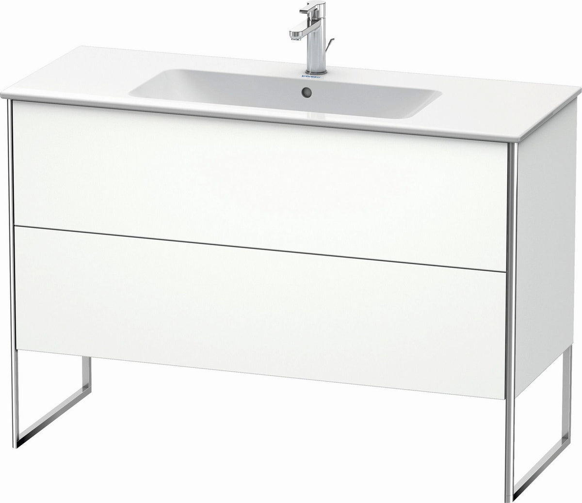 Duravit XSquare 48" White Matt Two Drawer Floorstanding Vanity Unit (XS444801818)