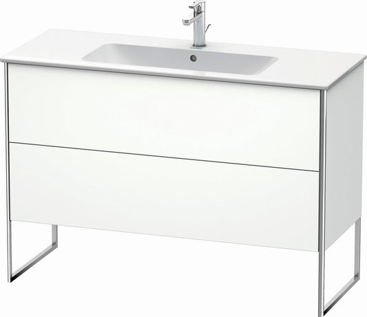 Duravit XSquare 48" White Matt Two Drawer Floorstanding Vanity Unit (XS444801818)