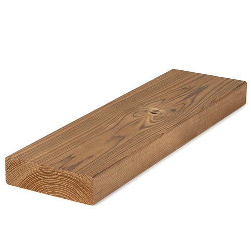 PROSAUNAS Thermo-Spruce 2x4 5' Thermally-Modified Smooth 4 Sides Eased Edges SHP Sauna Bench Material