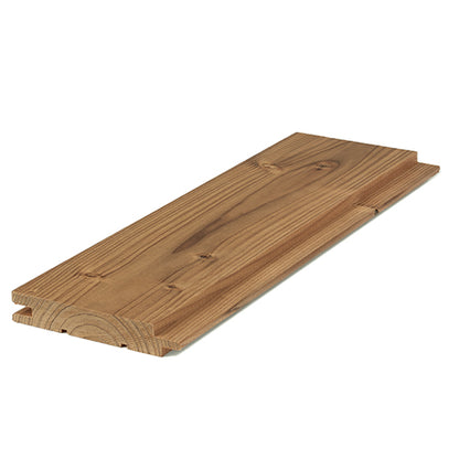 PROSAUNAS Thermo-Spruce 1x4 2' Thermally-Modified Tongue & Groove Nickel-Gap STS4 Sauna Wall Material