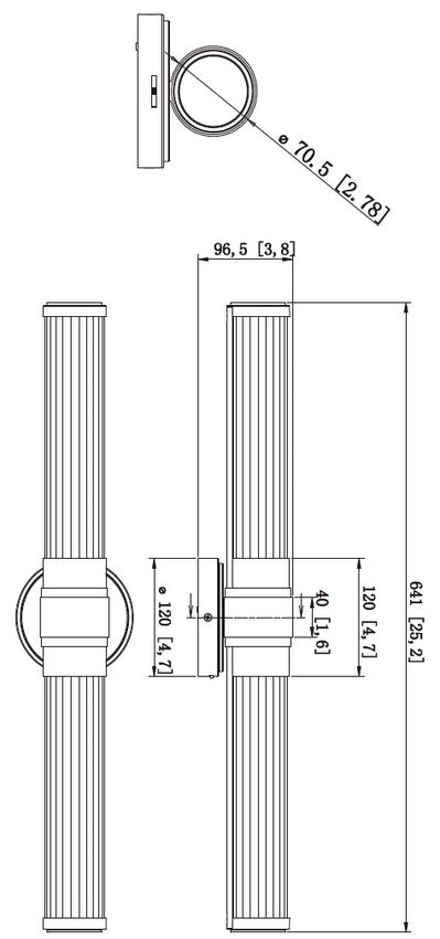 Z-Lite Warwick 25" 1-Light LED-Integrated Matte Black Steel White Opal Glass Shade Vanity Lighting