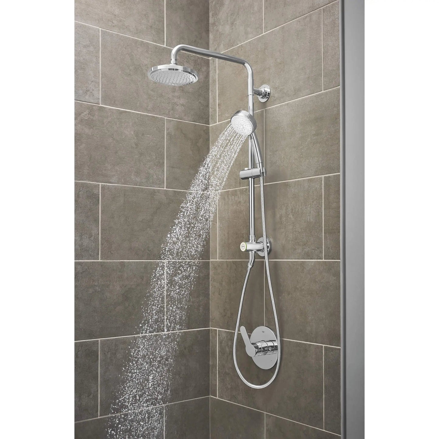 Grohe Vitalio Flex 2.5 GPM Retro-Fit StarLight Chrome Shower System