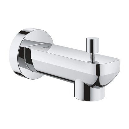 Grohe Lineare Metal Construction StarLight Chrome Wall Mount Diverter Tub Spout