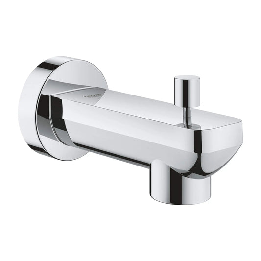 Grohe Lineare Metal Construction StarLight Chrome Wall Mount Diverter Tub Spout