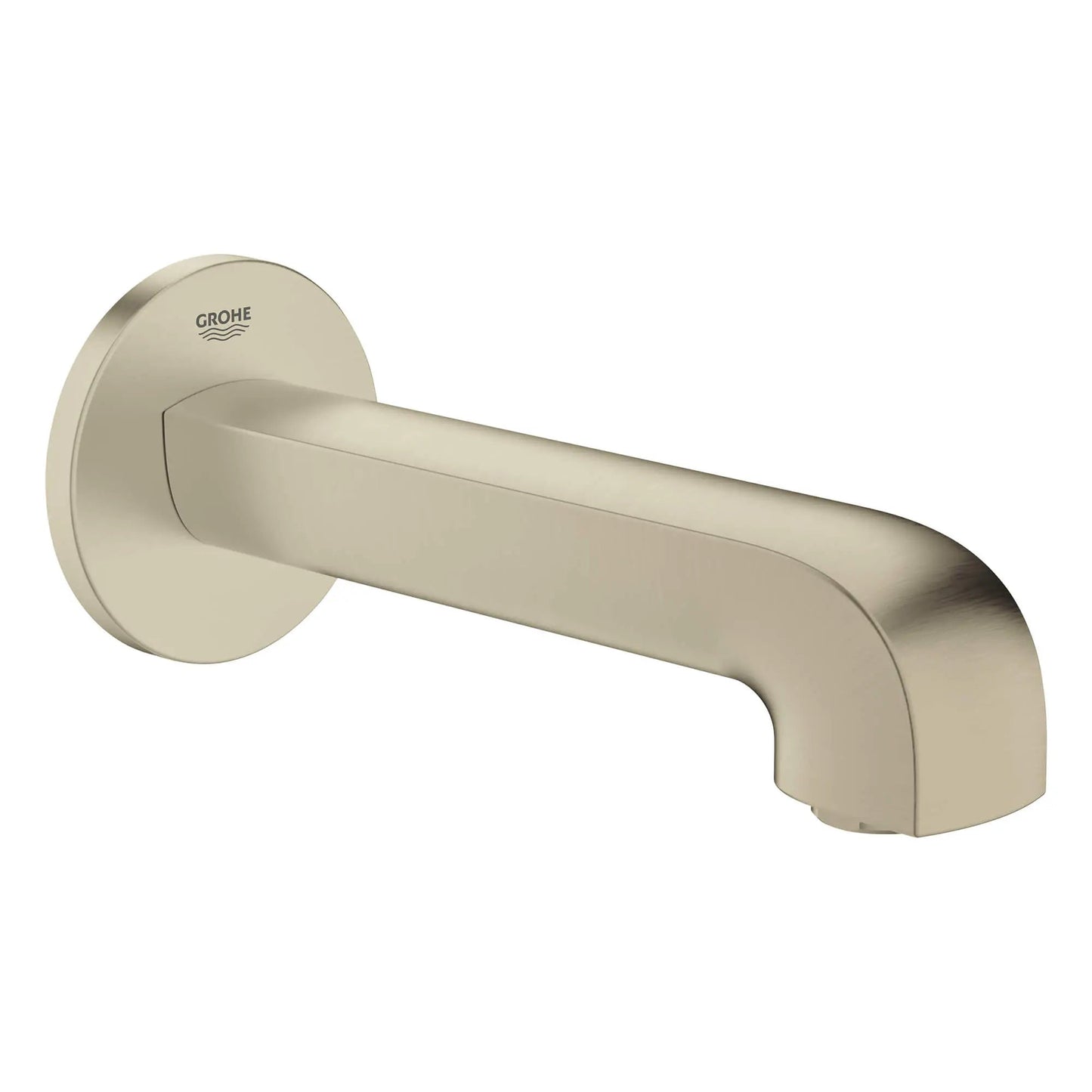 Grohe Defined Brass Construction Brushed Nickel Infinity Tub Spout