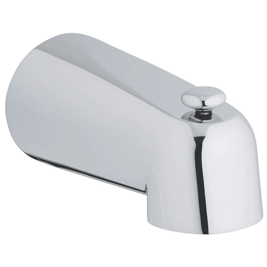 Grohe Universal Scratch and Tarnish-Resistant StarLight Chrome Diverter Tub Spout