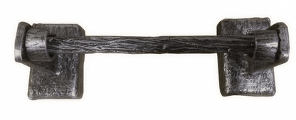 Stone County Ironworks Cedarvale 8" Hand Rubbed Bronze Iron Tissue Holder With Pewter Iron Accent