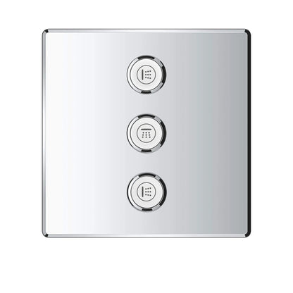 Grohe Grohtherm® SmartControl StarLight Chrome Triple Volume Control Trim