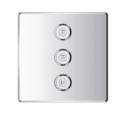 Grohe Grohtherm® SmartControl StarLight Chrome Triple Volume Control Trim