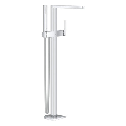 Grohe Plus Single-Handle StarLight Chrome Freestanding Tub Faucet With 1.75 GPM Hand Shower