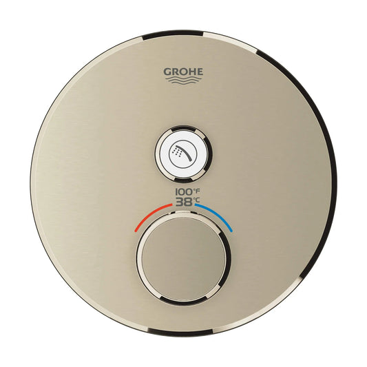 Grohe Grohtherm® SmartControl Single Function Hard Graphite Thermostatic Valve Trim