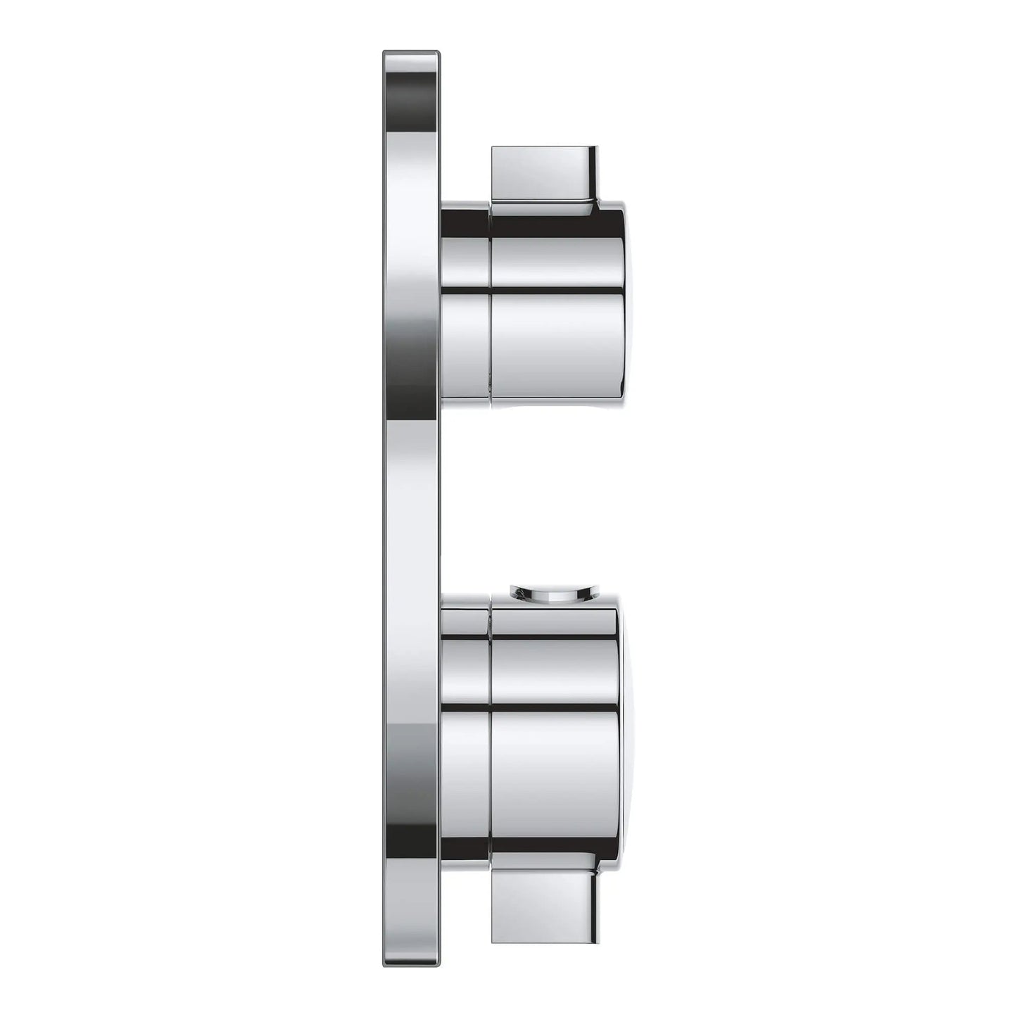 Grohe Grohtherm® Single Function 2-Handle StarLight Chrome Thermostatic Valve Trim