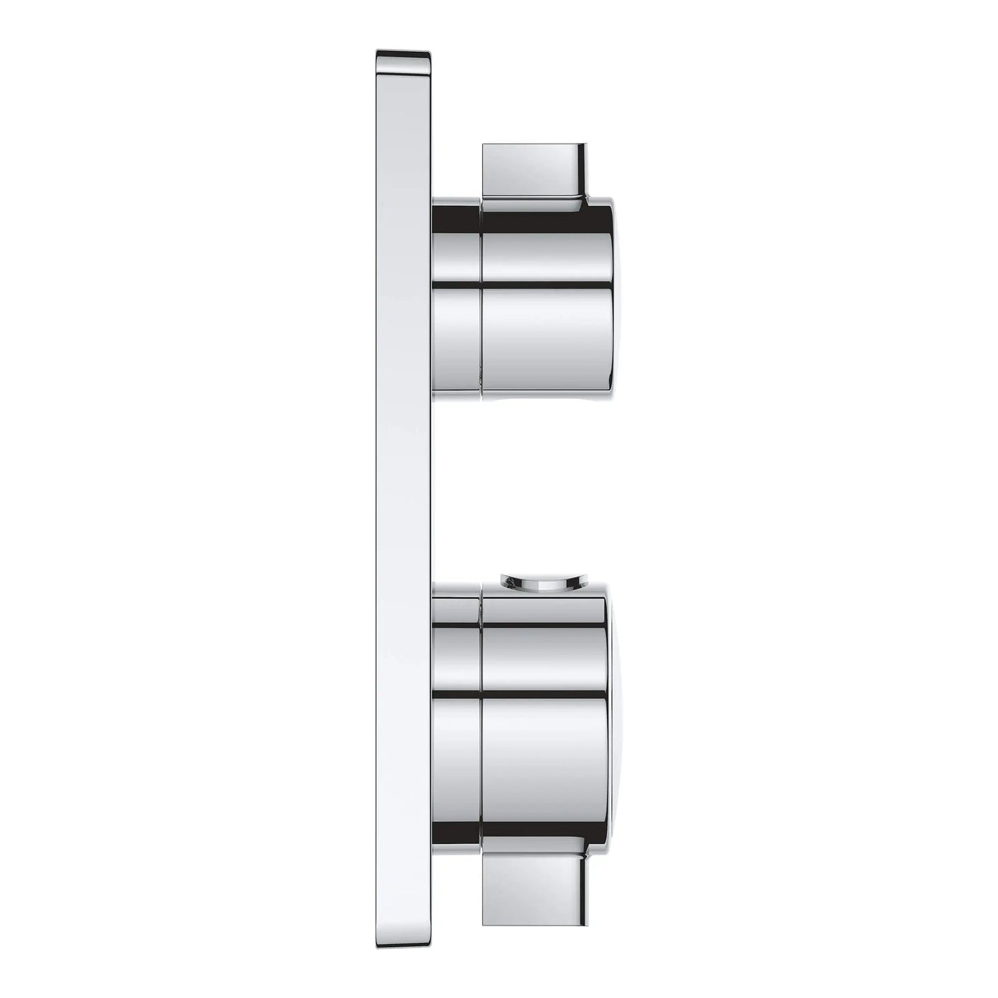 Grohe Grohtherm® Single Function 2-Handle StarLight Chrome Thermostatic Valve Trim