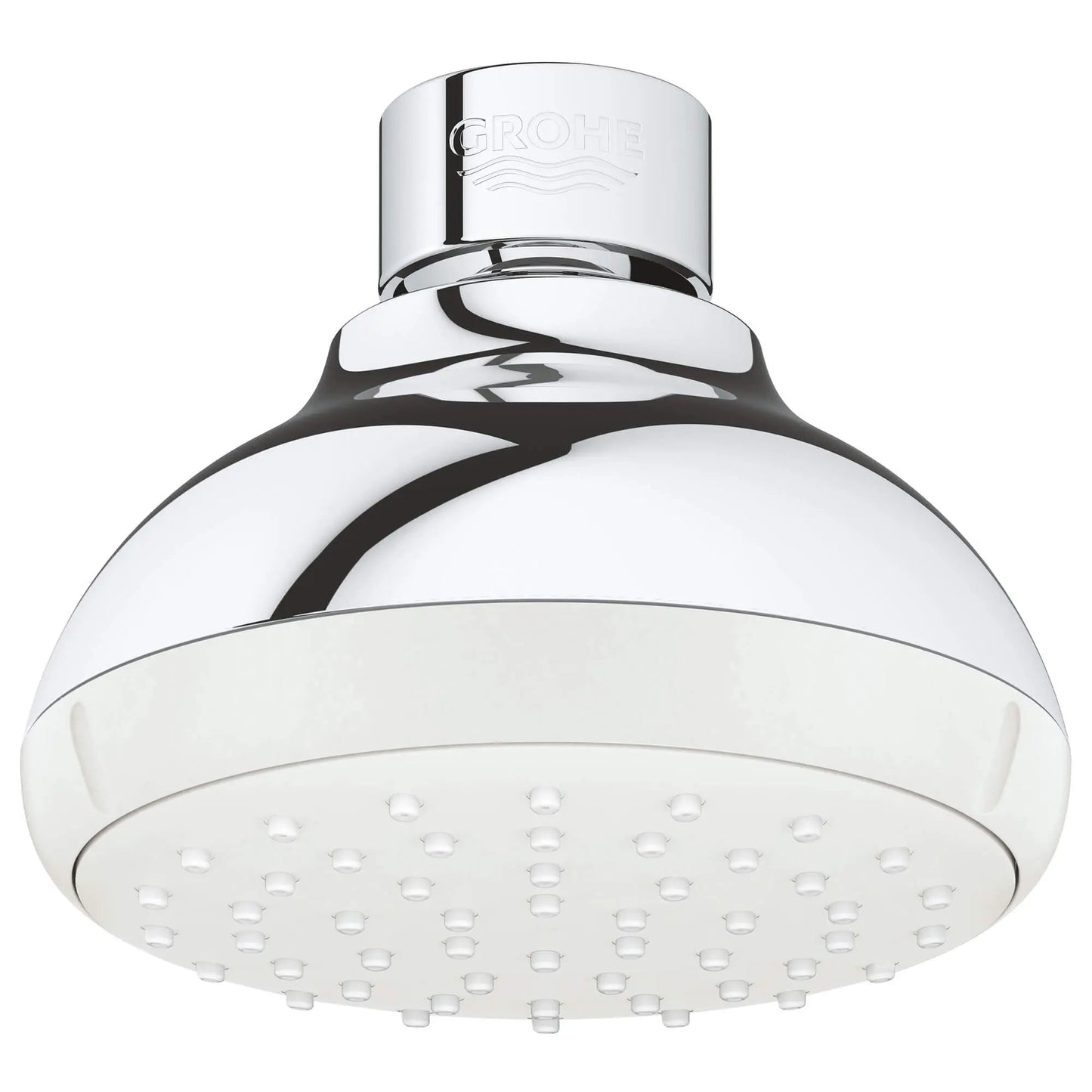Grohe Tempesta® 4" 1-Spray 1.5 GPM StarLight Chrome 100 Shower Head