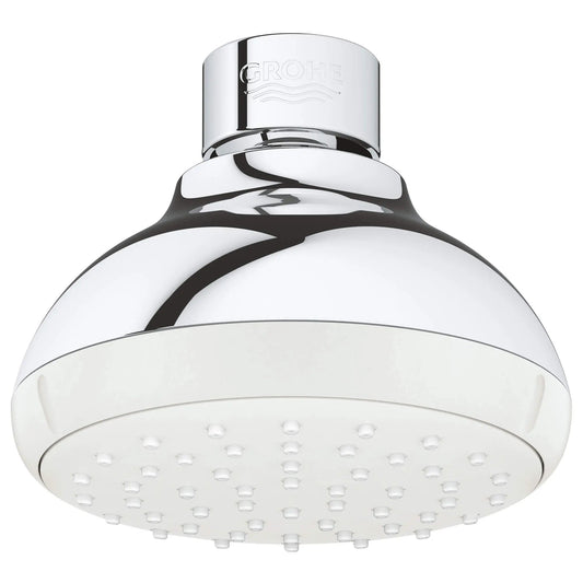Grohe Tempesta® 4" 1-Spray 1.5 GPM StarLight Chrome 100 Shower Head