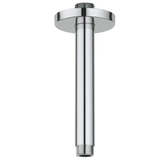Grohe Rainshower™ 6" Round Metal StarLight Chrome Ceiling Shower Arm
