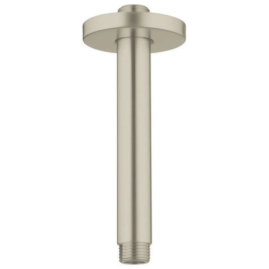 Grohe Rainshower™ 6" Round Metal Brushed Nickel Infinity Ceiling Shower Arm