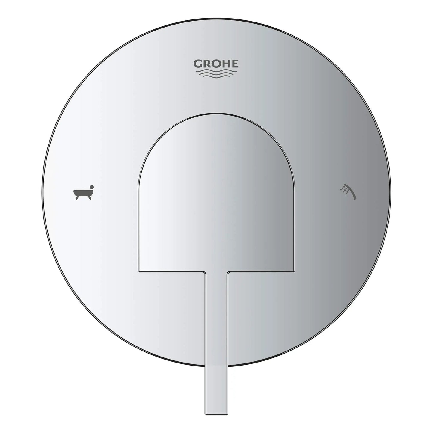 Grohe Plus 2-Way Metal Lever Handle StarLight Chrome Diverter Trim