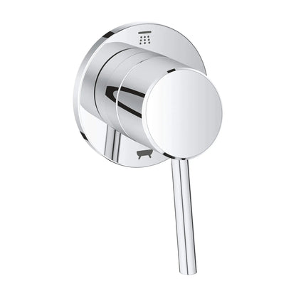 Grohe Concetto™ 2-Way Metal Lever Handle StarLight Chrome Diverter Trim