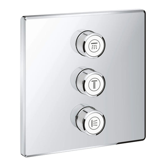 Grohe Grohtherm® SmartControl StarLight Chrome Triple Volume Control Trim