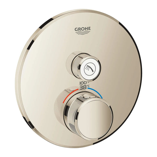 Grohe Grohtherm® SmartControl Single Function Polished Nickel Infinity Thermostatic Valve Trim
