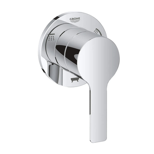 Grohe Lineare Metal Lever Handle StarLight Chrome 3-Way Diverter Trim