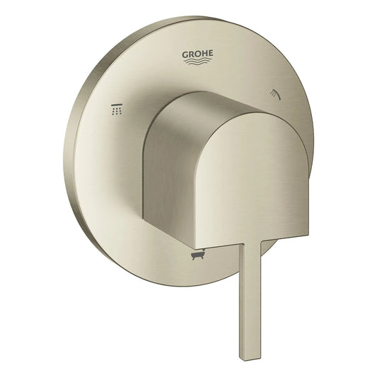 Grohe Plus 3-Way Metal Lever Handle Brushed Nickel Infinity Diverter Trim