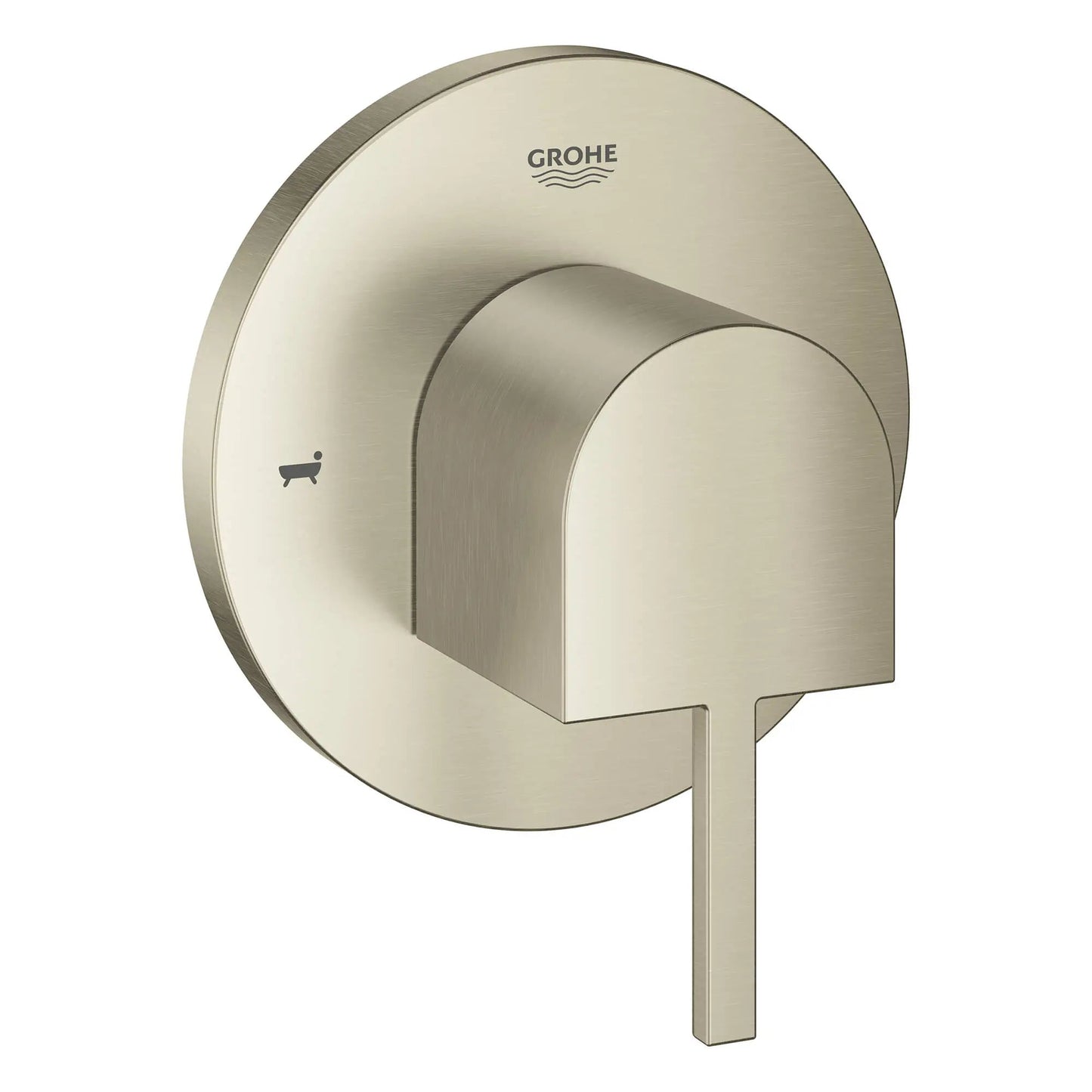 Grohe Plus 2-Way Metal Lever Handle Brushed Nickel Infinity Diverter Trim