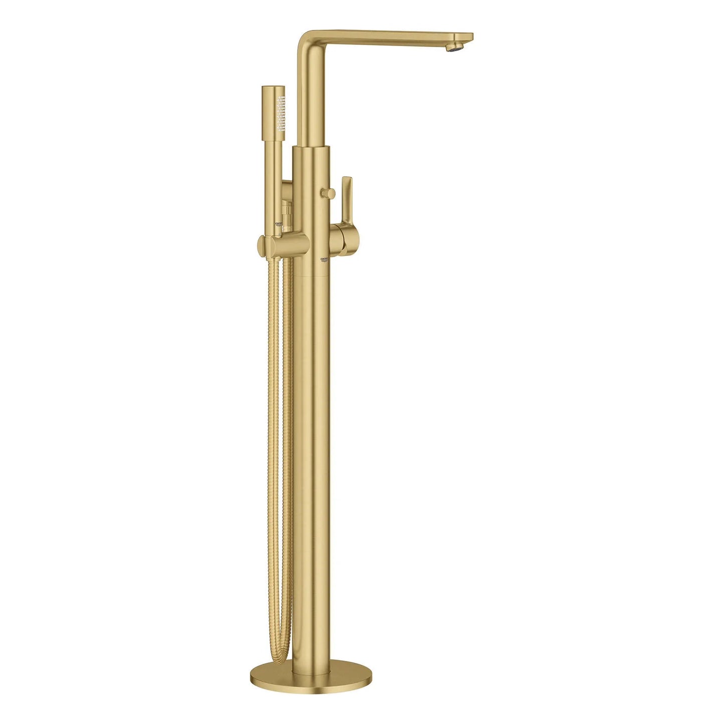 Grohe Lineare™ Single-Handle Freestanding Brushed Cool Sunrise Tub Faucet With 1.75 GPM Hand Shower