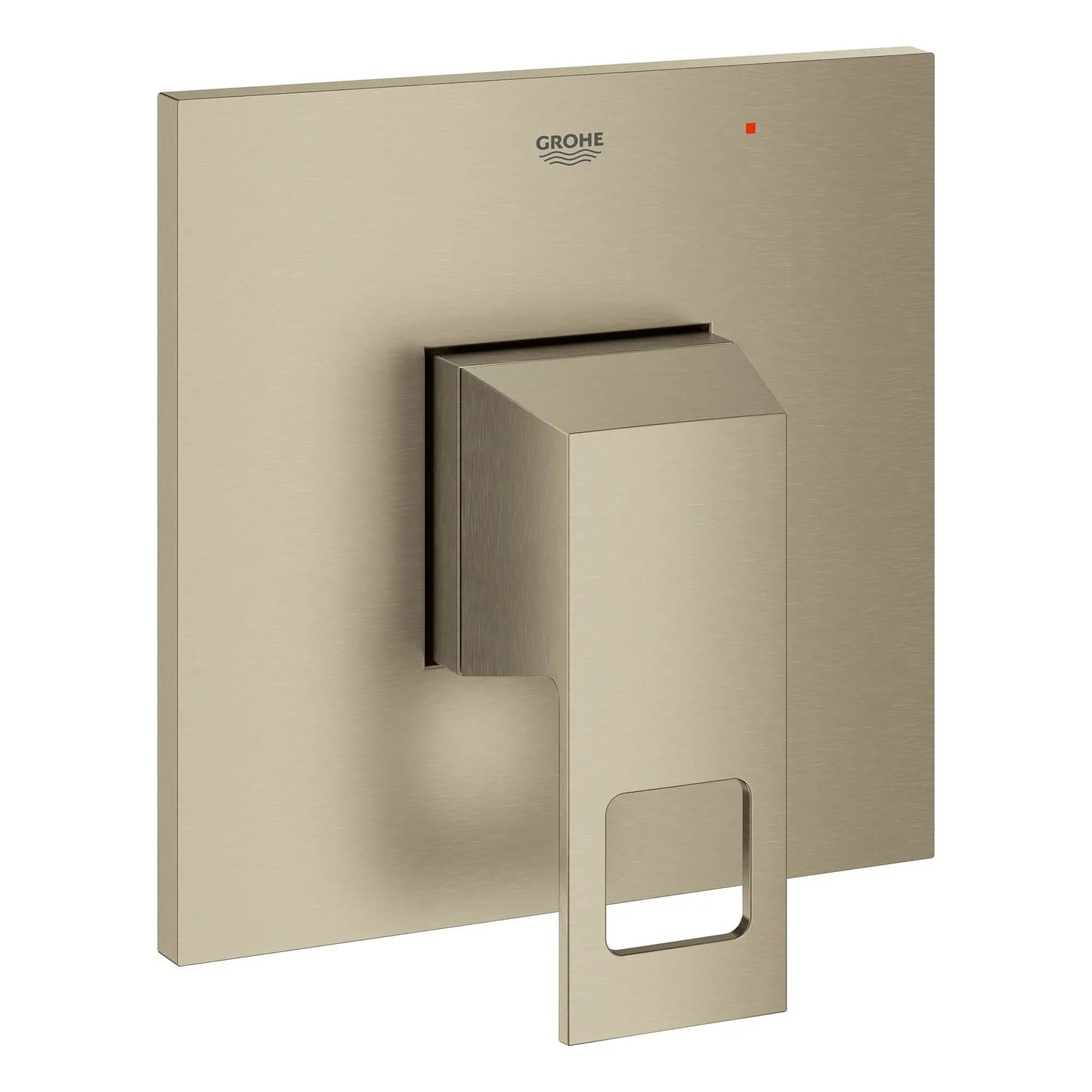 Grohe Eurocube® Pressure Balance Metal Handle and Plate Brushed Nickel Infinity Valve Trim With Cartridge