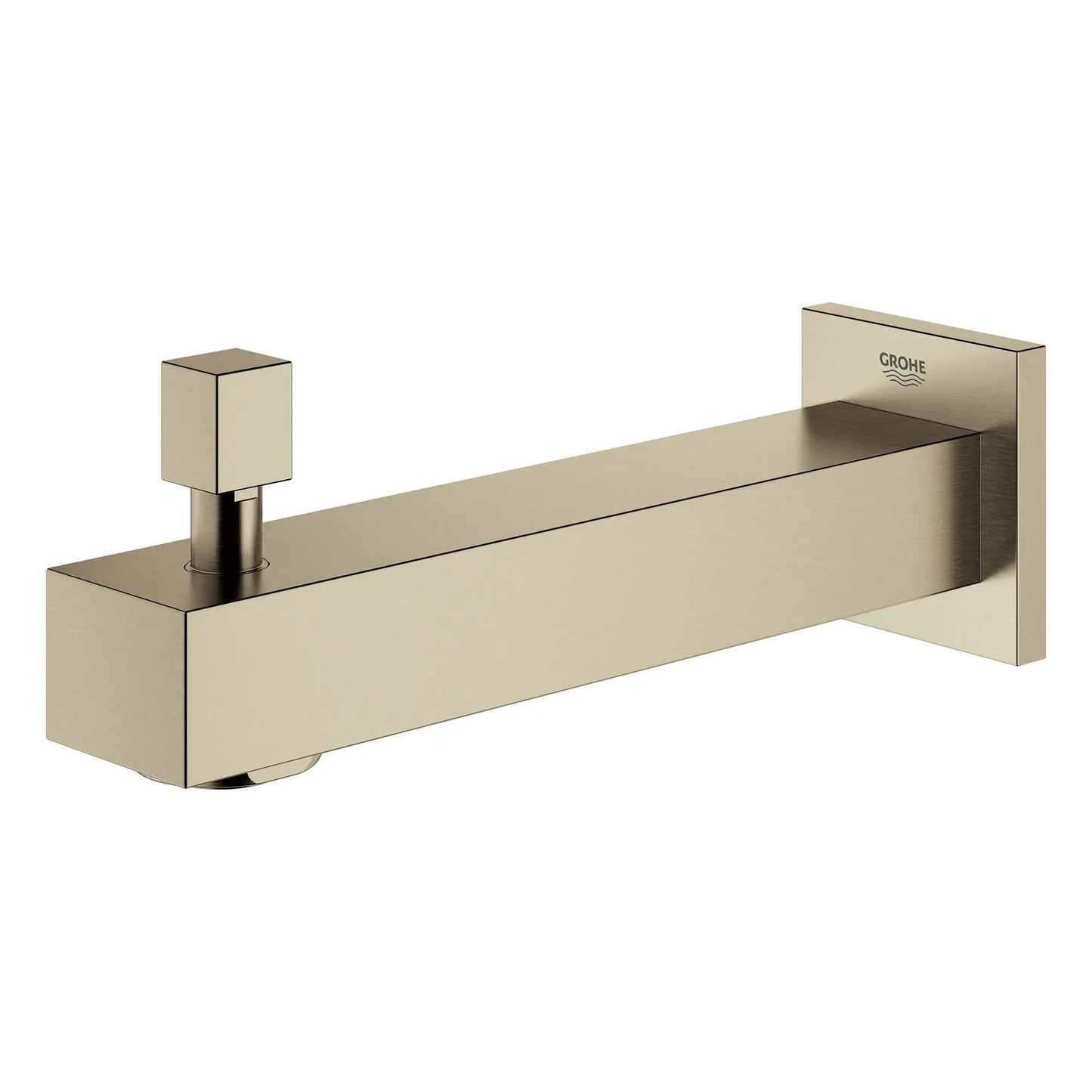 Grohe Eurocube Metal Construction Brushed Nickel Infinity Diverter Tub Spout