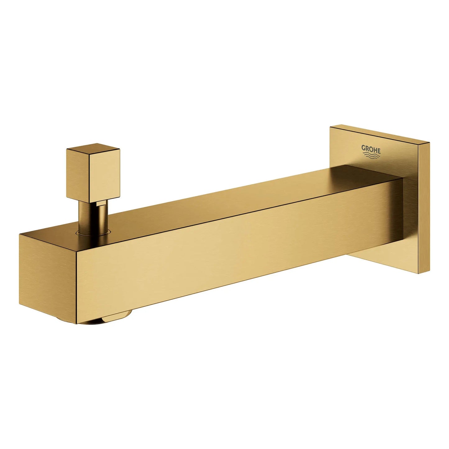 Grohe Eurocube Metal Construction Brushed Cool Sunrise Diverter Tub Spout