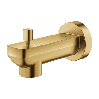 Grohe Lineare Metal Construction Brushed Cool Sunrise Wall Mount Diverter Tub Spout
