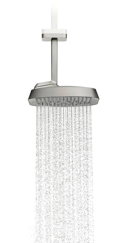 Axor ShowerSphere 2.5 GPM 370 1-Jet Ceiling Connection Brushed Nickel Chrome Showerhead