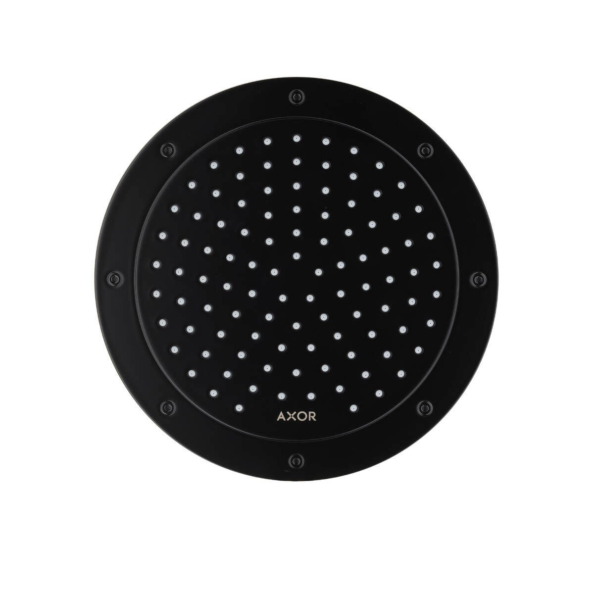 Axor ShowerSolutions 2.5 GPM 245 1-Jet Matte Black Rain Showerhead