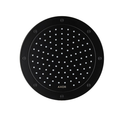 Axor ShowerSolutions 2.5 GPM 245 1-Jet Matte Black Rain Showerhead