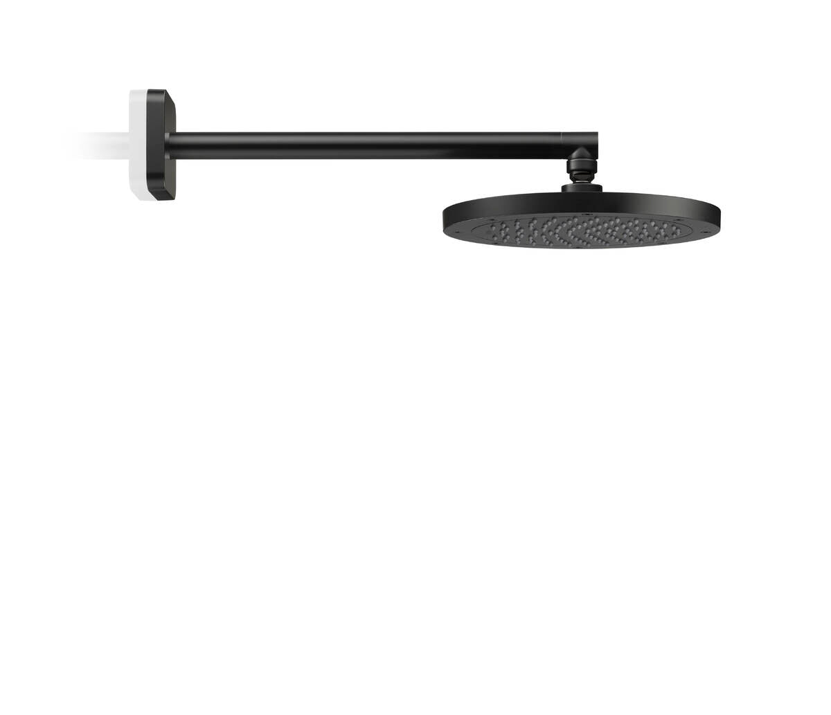 Axor ShowerSolutions 2.5 GPM 245 1-Jet Matte Black Rain Showerhead