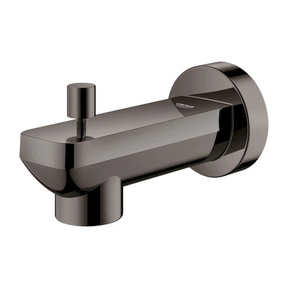 Grohe Lineare Metal Construction Hard Graphite Wall Mount Diverter Tub Spout