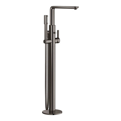 Grohe Lineare™ Single-Handle Freestanding Hard Graphite Tub Faucet With 1.75 GPM Hand Shower