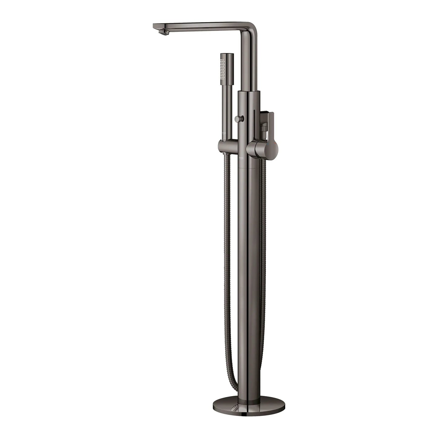 Grohe Lineare™ Single-Handle Freestanding Hard Graphite Tub Faucet With 1.75 GPM Hand Shower