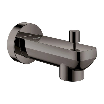 Grohe Lineare Metal Construction Hard Graphite Wall Mount Diverter Tub Spout