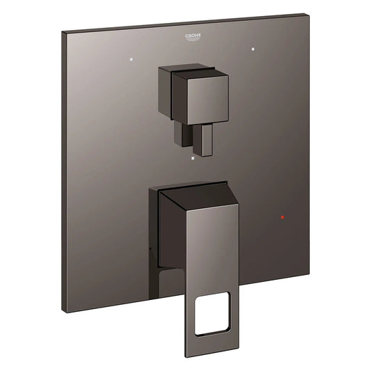 Grohe Eurocube 3-Way Diverter With Cartridge Hard Graphite Pressure Balance Valve Trim