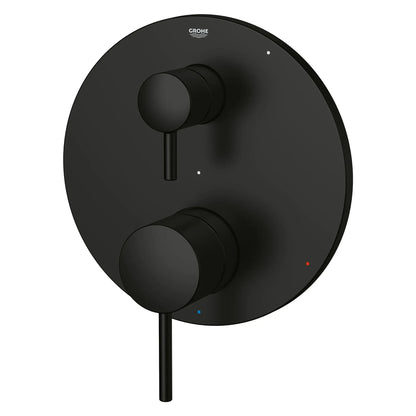 Grohe Timeless Pressure Balance Valve Trim Matte Black 3-Way Diverter With Cartridge