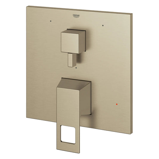 Grohe Eurocube 3-Way Diverter With Cartridge Brushed Nickel Infinity Pressure Balance Valve Trim